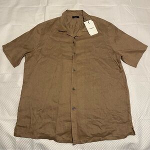 Theory Brown Casual Button Down Shirt THEORY
Daze Linen Camp Shirt size XL
